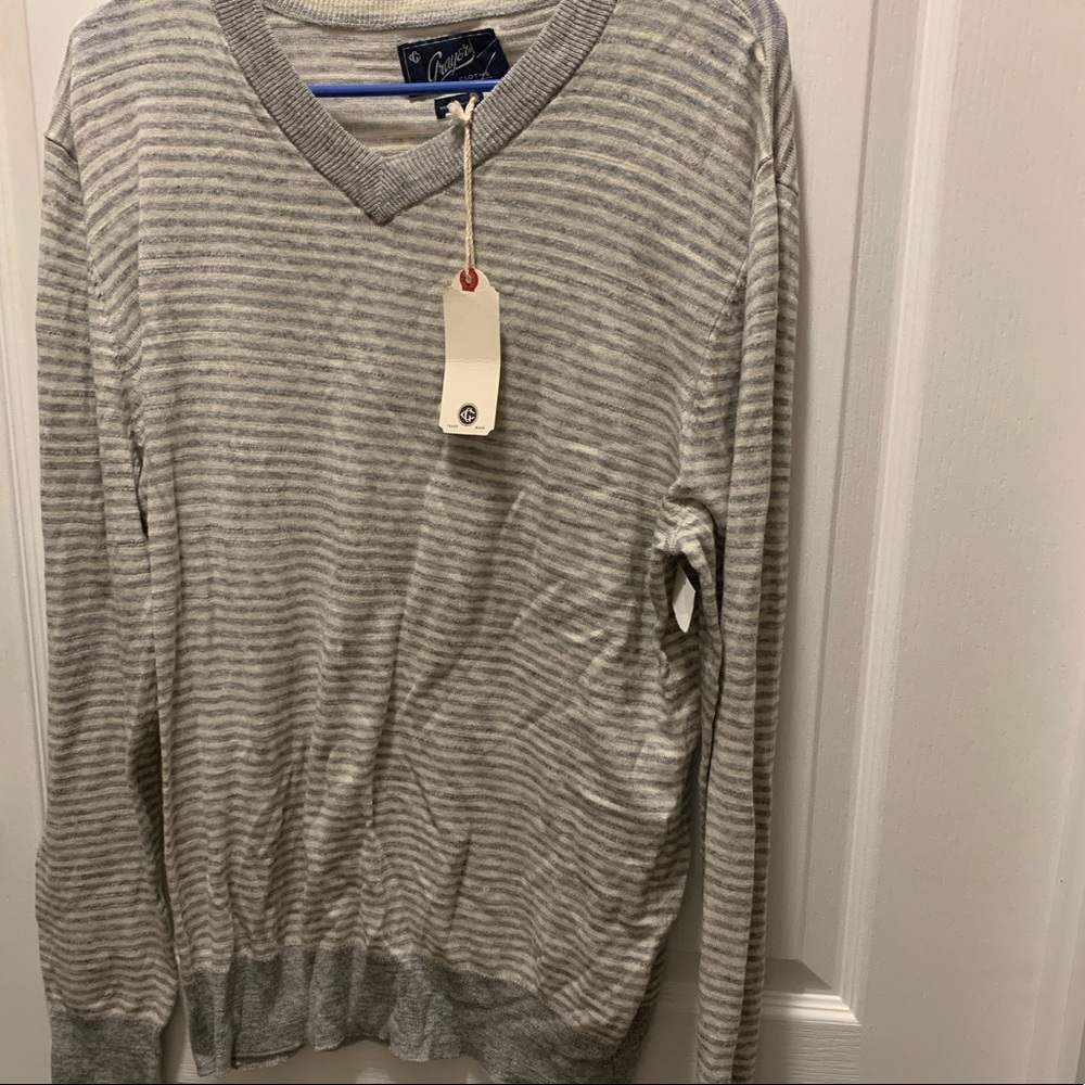 Grayers men’s striped sweater size m